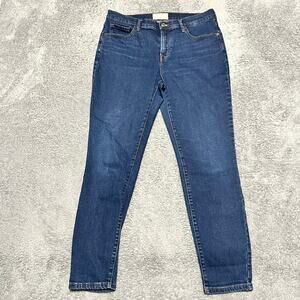 Everlane Jeans Womens 32 (32x28) Regular Mid Rise Ankle Blue Denim